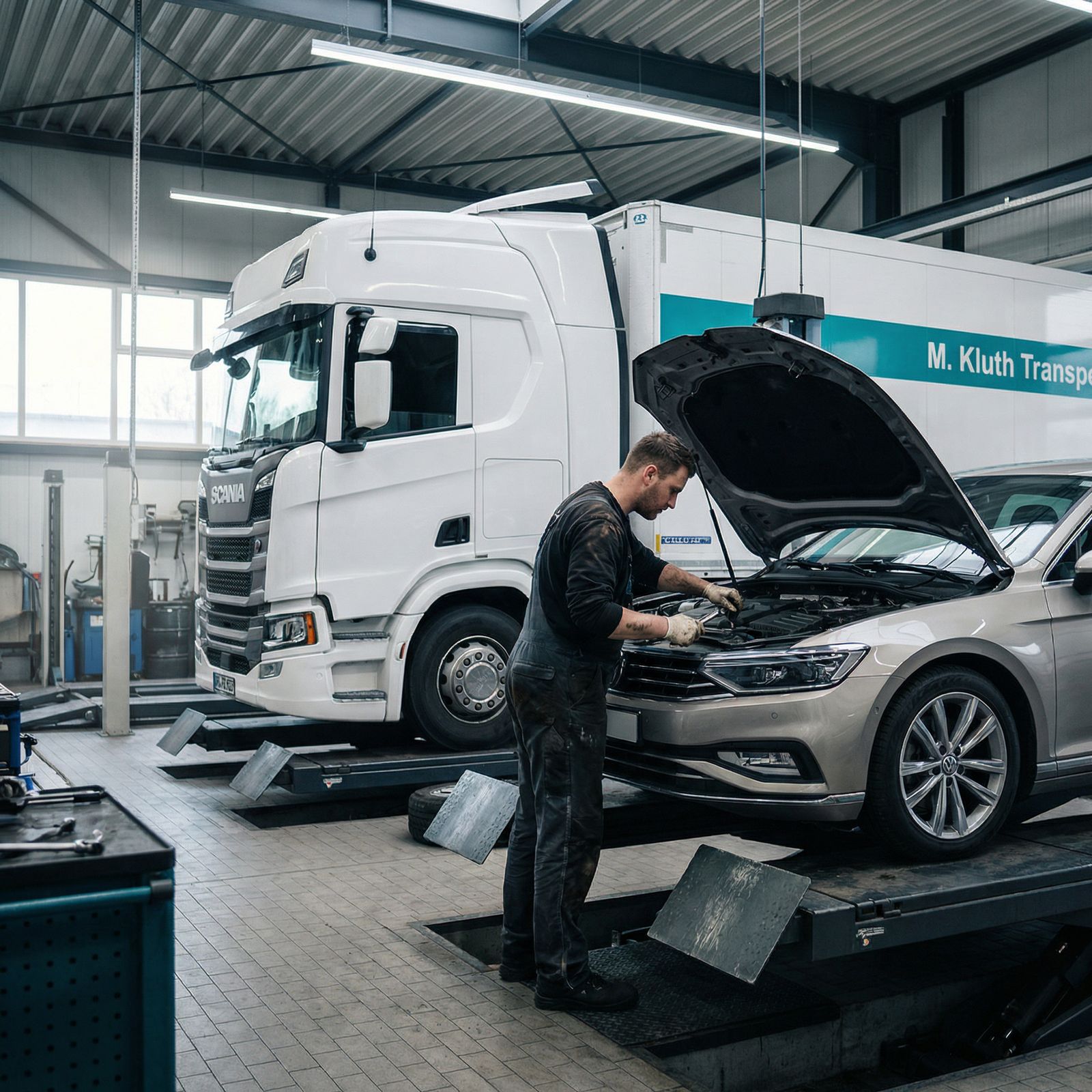 Einblick in die Kluth Werkstatt